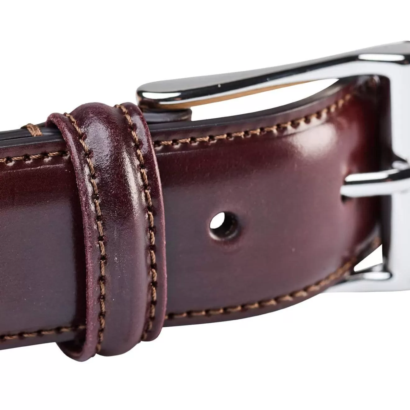 Shell Cordovan | Crockett & Jones Belt - Cordovan