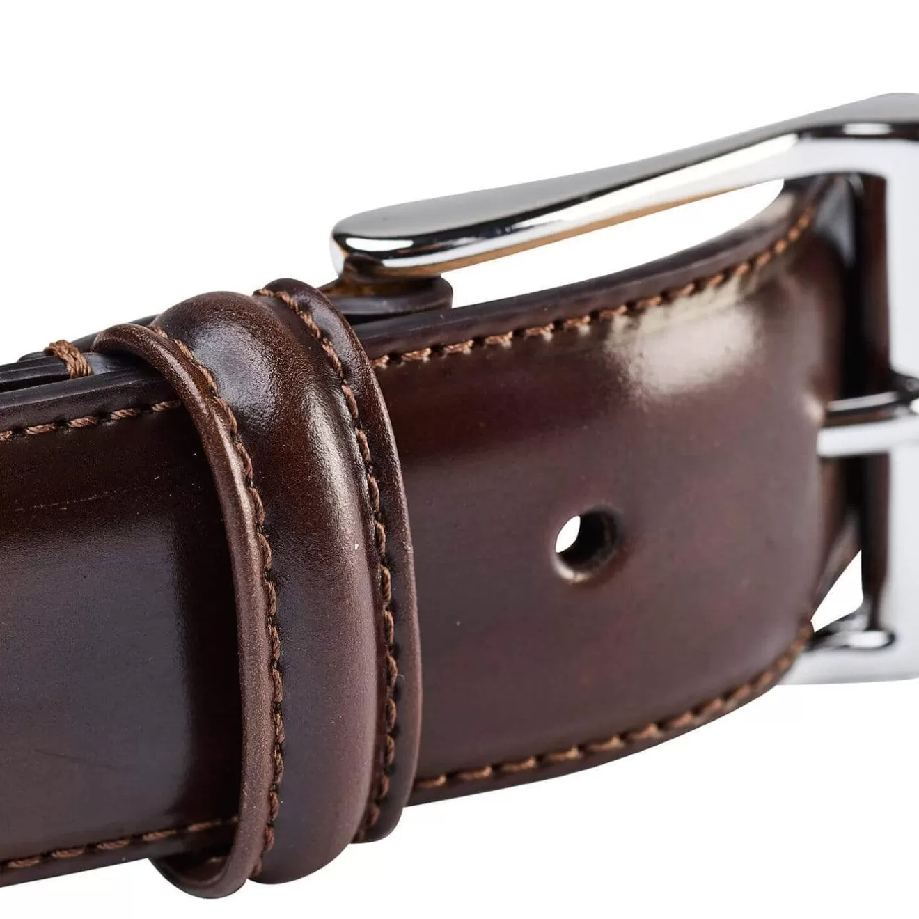 Shell Cordovan | Crockett & Jones Belt - Cordovan