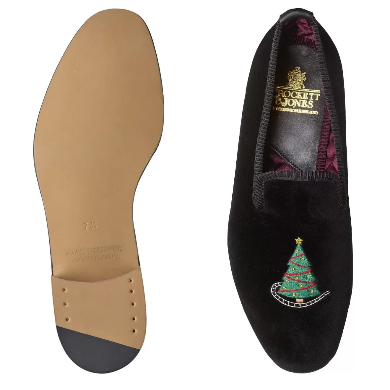 Main Collection | Velvet Slippers | Crockett & Jones Christmas Tree