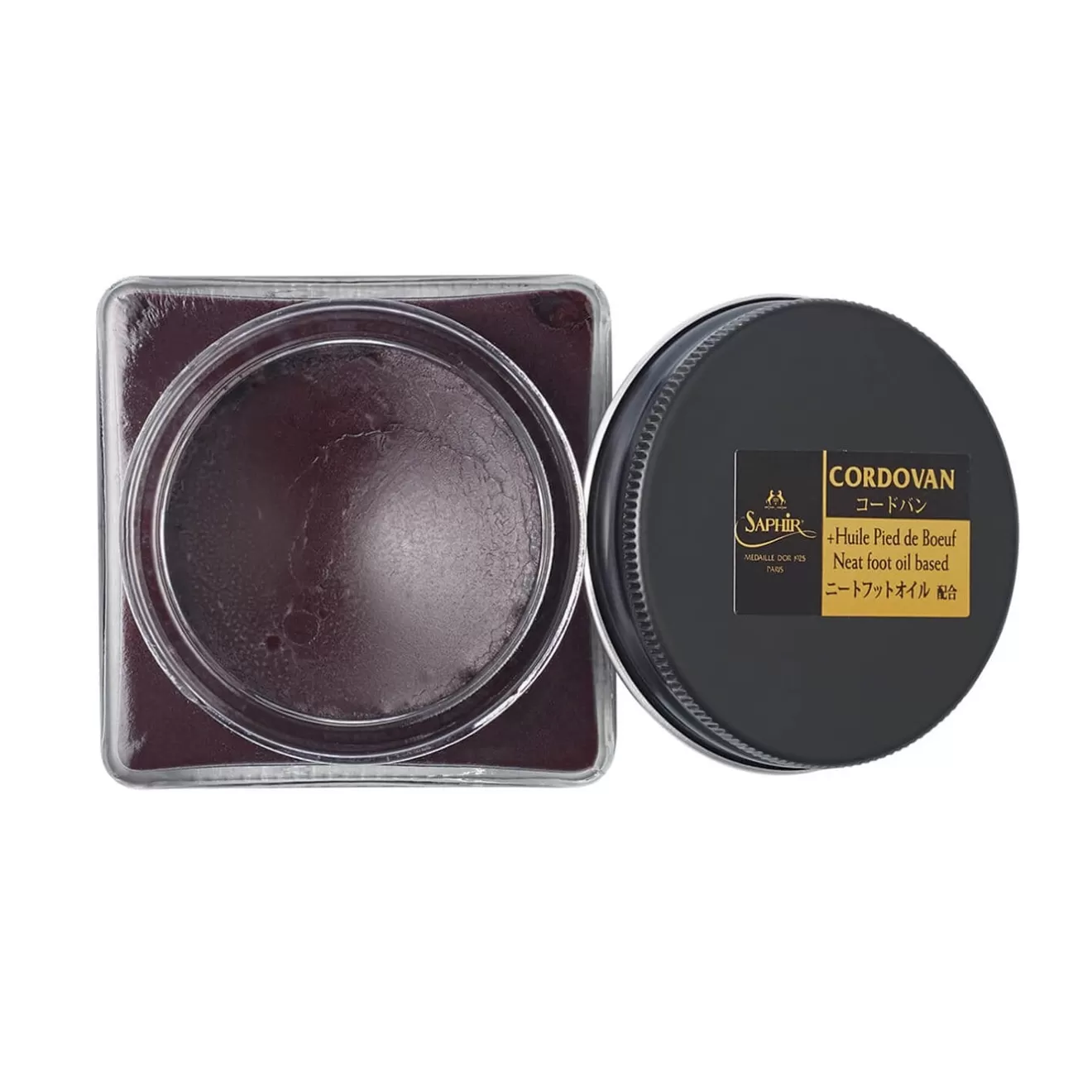 Saphir Medaille D'Or | Crockett & Jones Cordovan Shoe Cream - Burgundy(71) 75ml