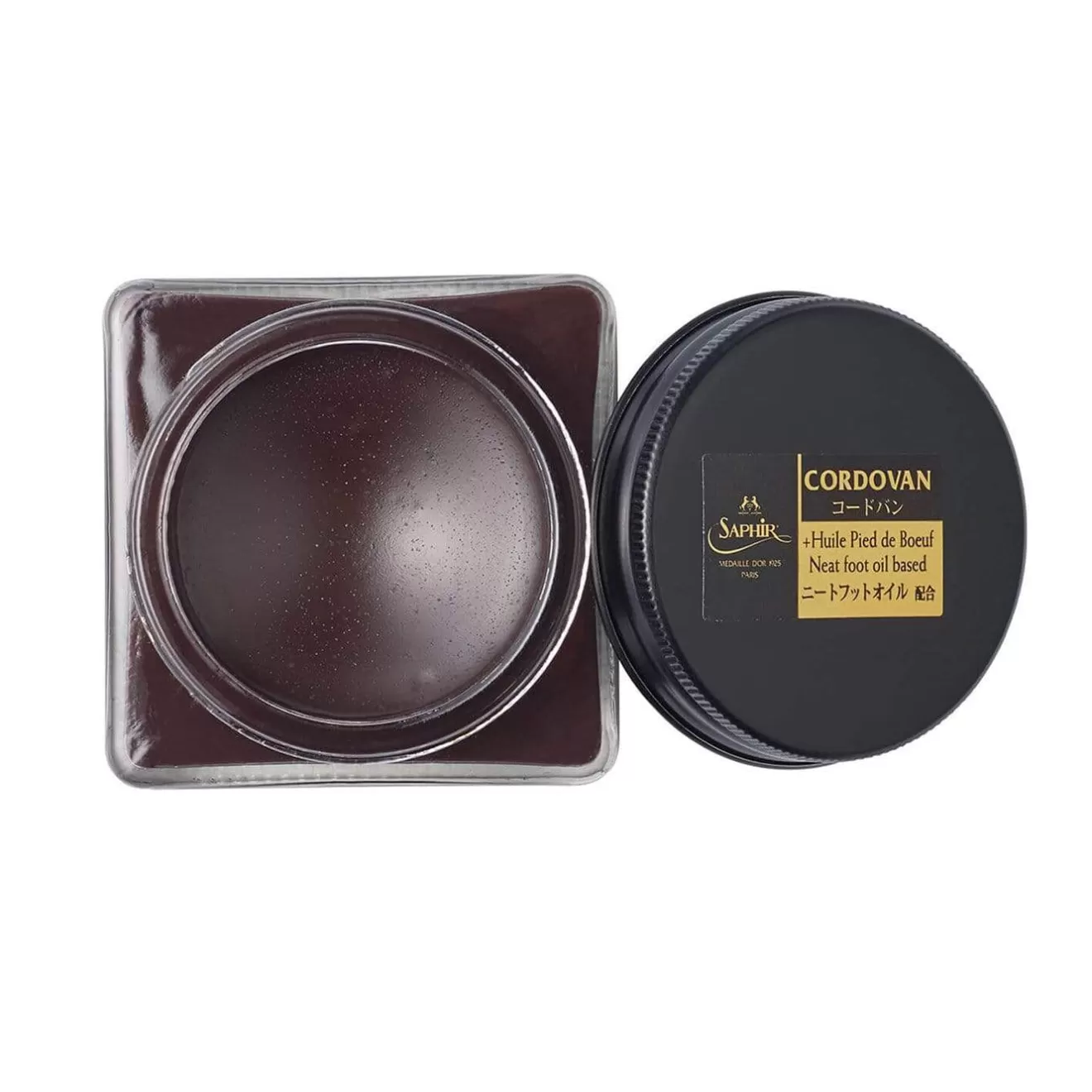 Saphir Medaille D'Or | Crockett & Jones Cordovan Shoe Cream - Dark Brown(05) 75ml