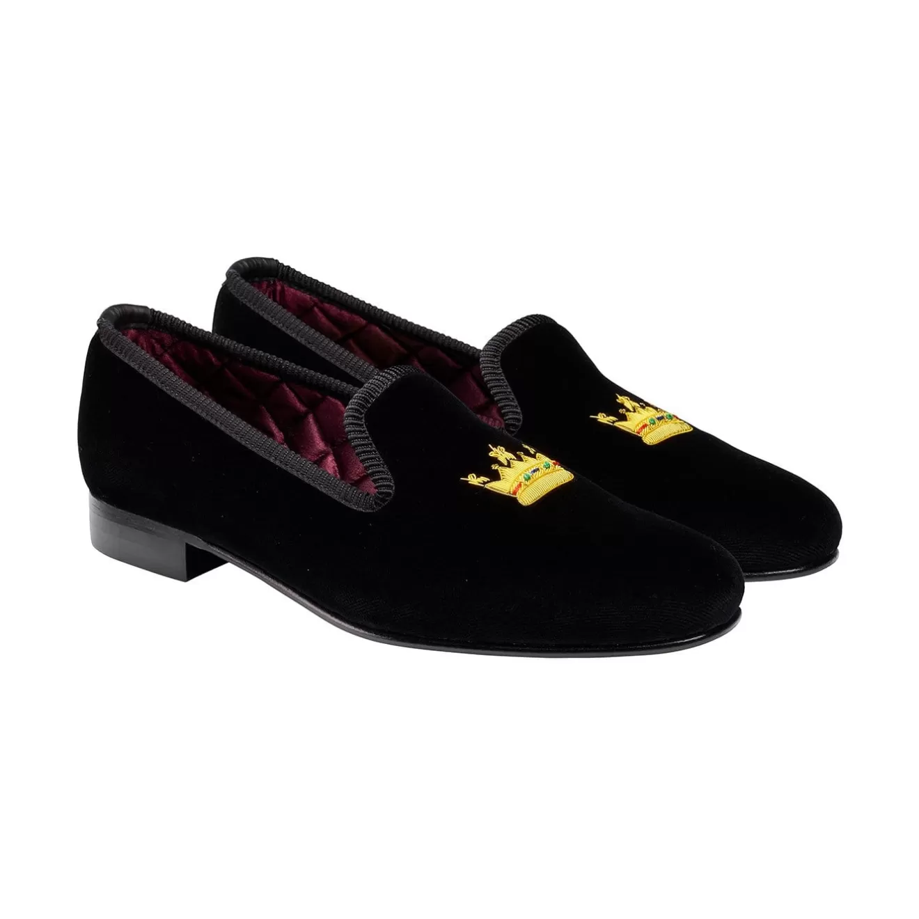 Women's Collection | Velvet Slippers | Crockett & Jones Coronet