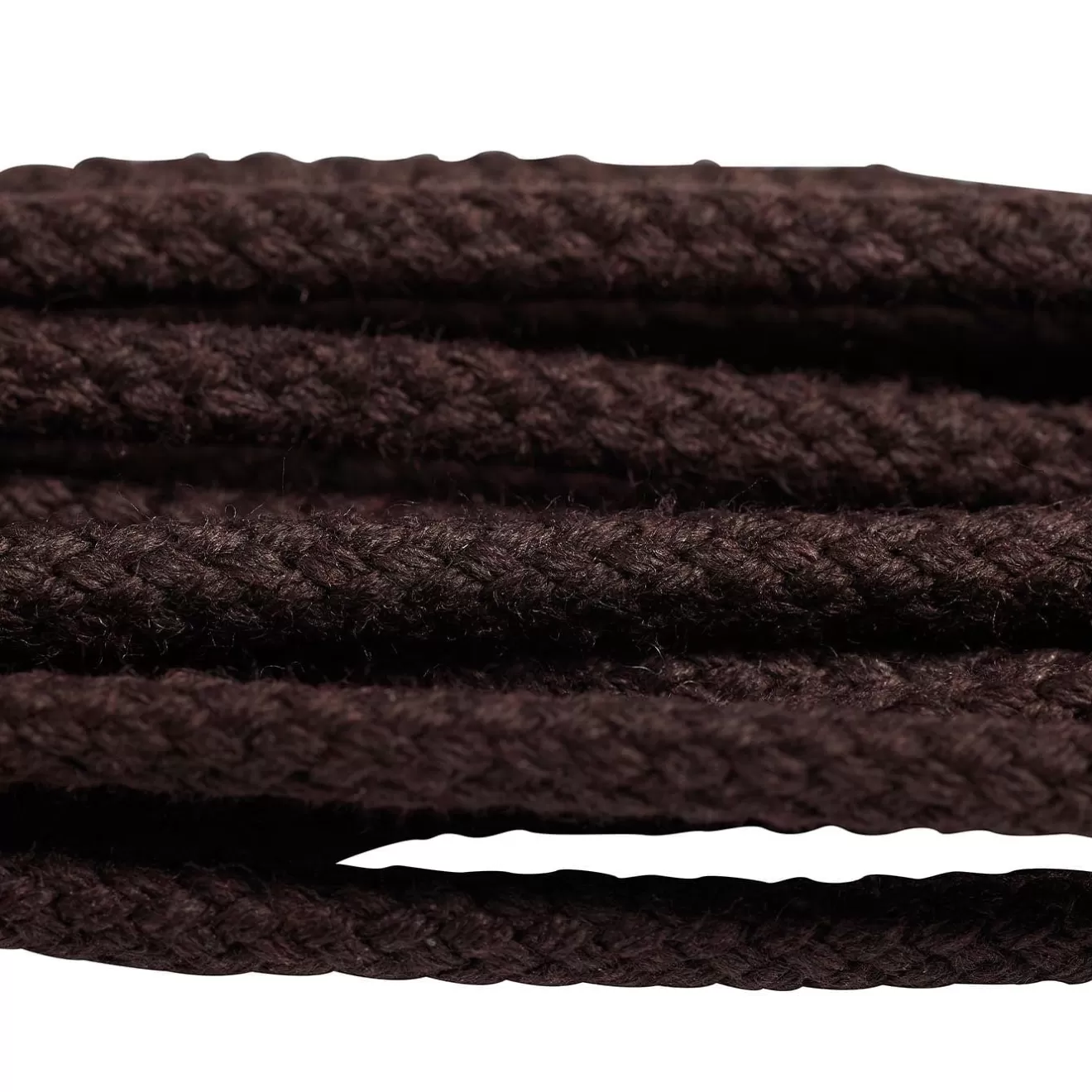 Laces | Crockett & Jones Dark Brown Braided Laces - 110cm