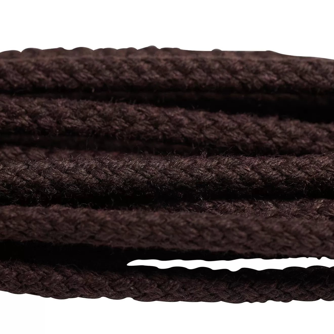 Laces | Crockett & Jones Dark Brown Braided Laces - 130cm