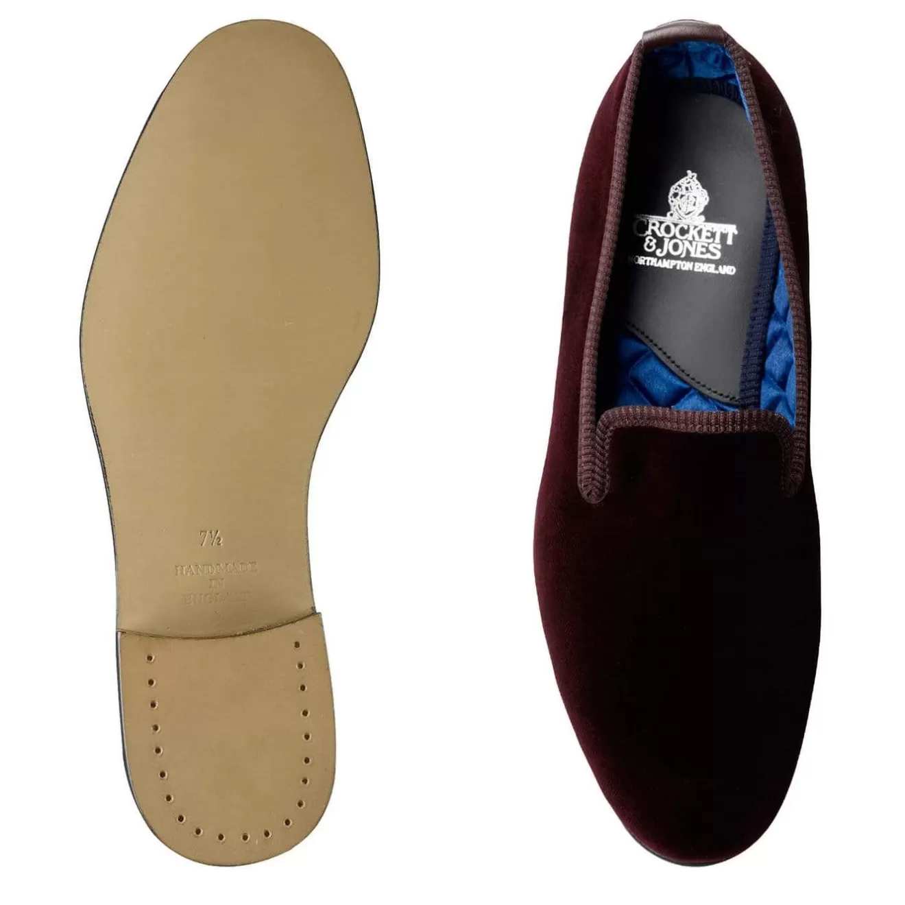 Main Collection | Velvet Slippers | Crockett & Jones Plain Albert