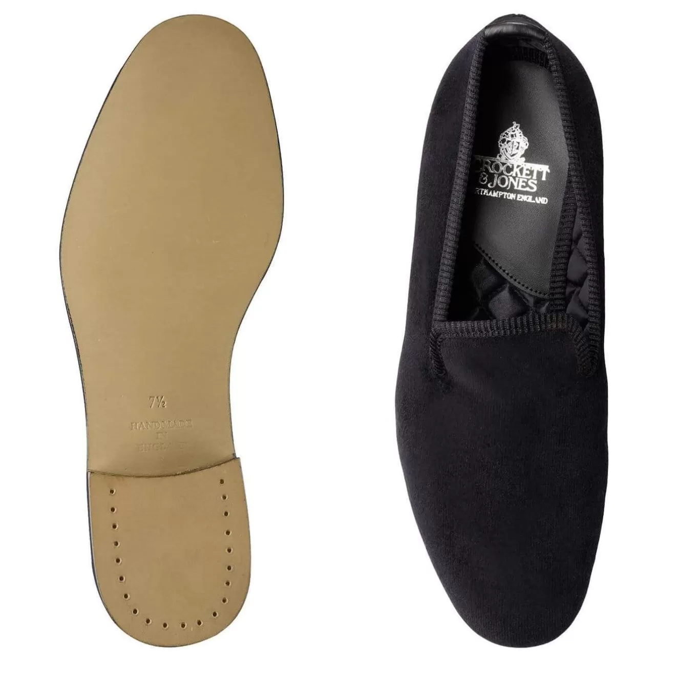 Main Collection | Velvet Slippers | Crockett & Jones Plain Albert