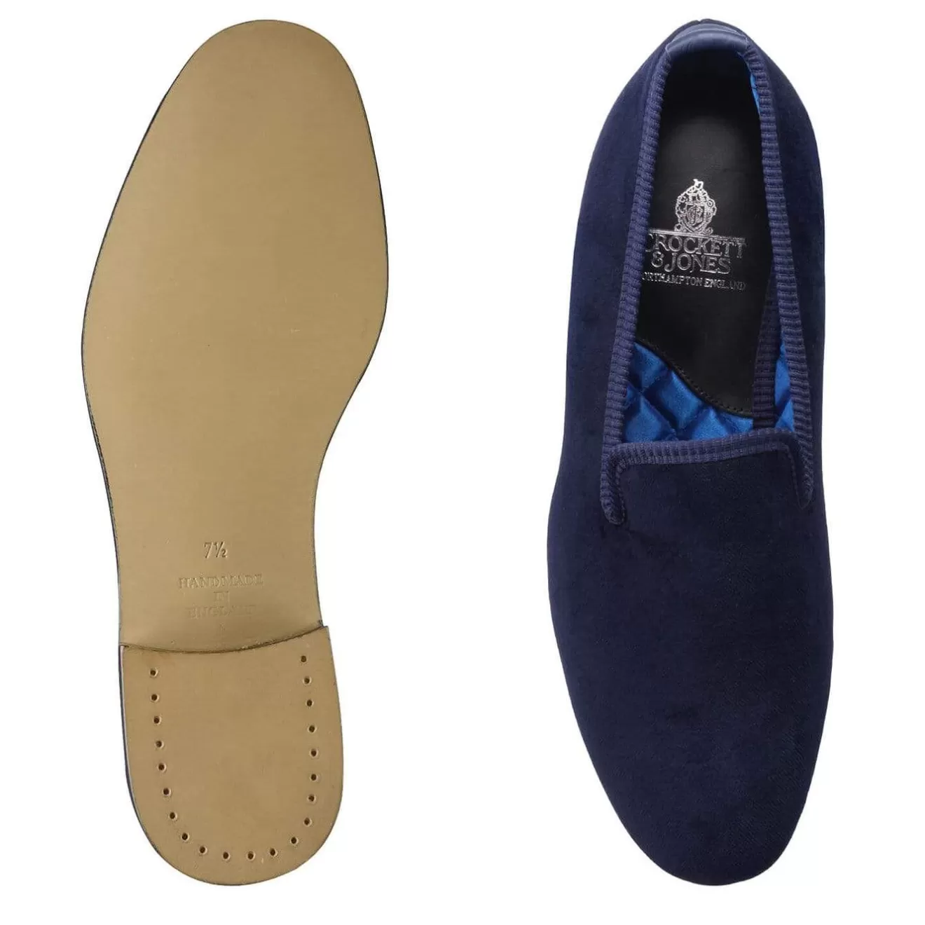 Main Collection | Velvet Slippers | Crockett & Jones Plain Albert