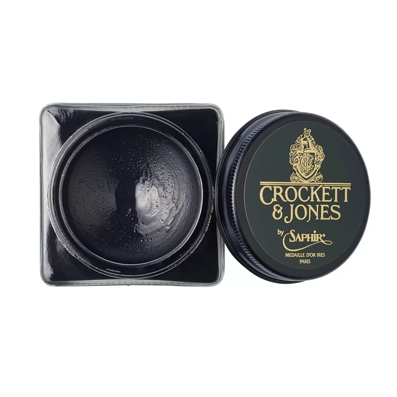 Saphir Medaille D'Or | Crockett & Jones Pommadier Shoe Cream - Black(01) 75ml