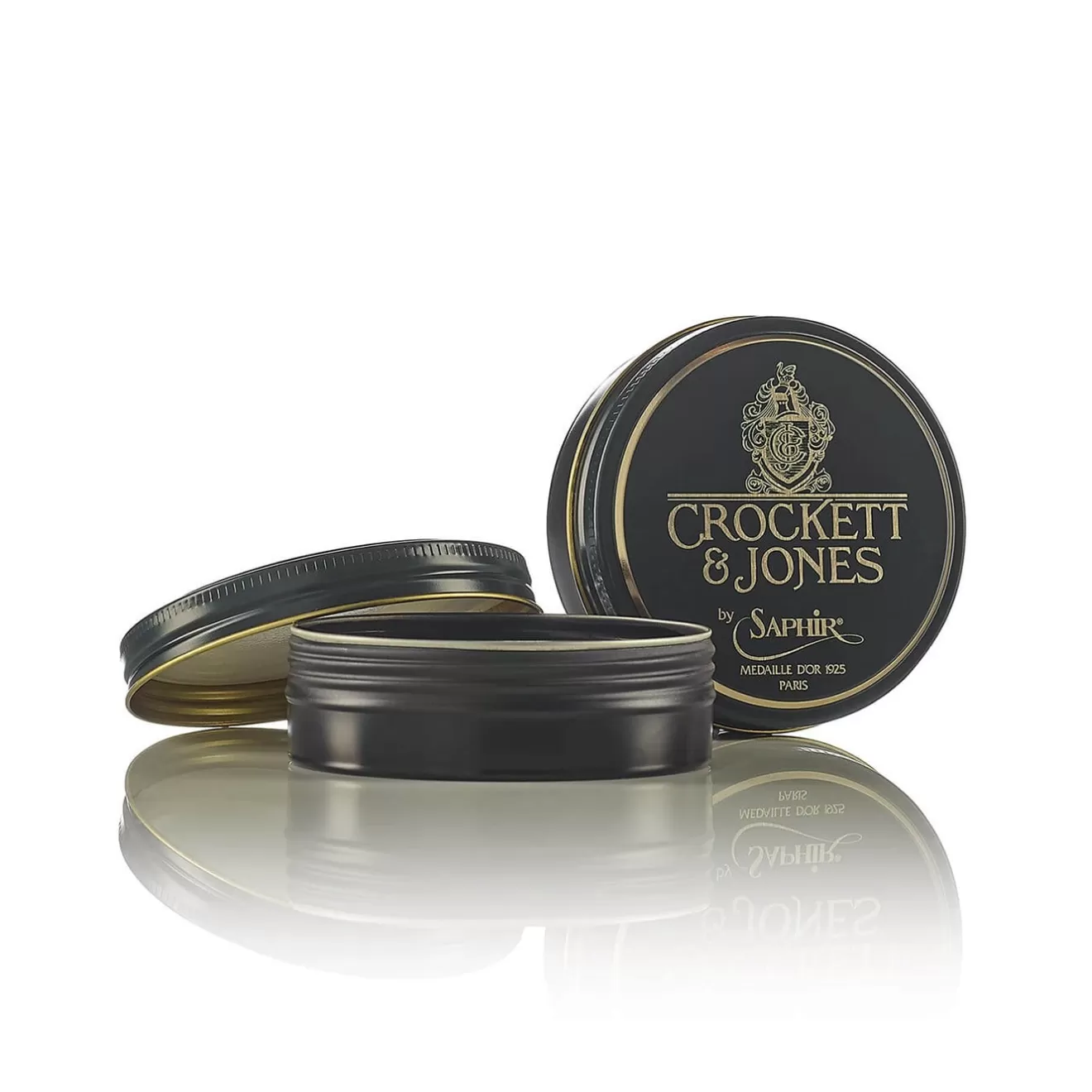 Saphir Medaille D'Or | Crockett & Jones Pâte De Luxe Shoe Polish - Black(01) 50ml