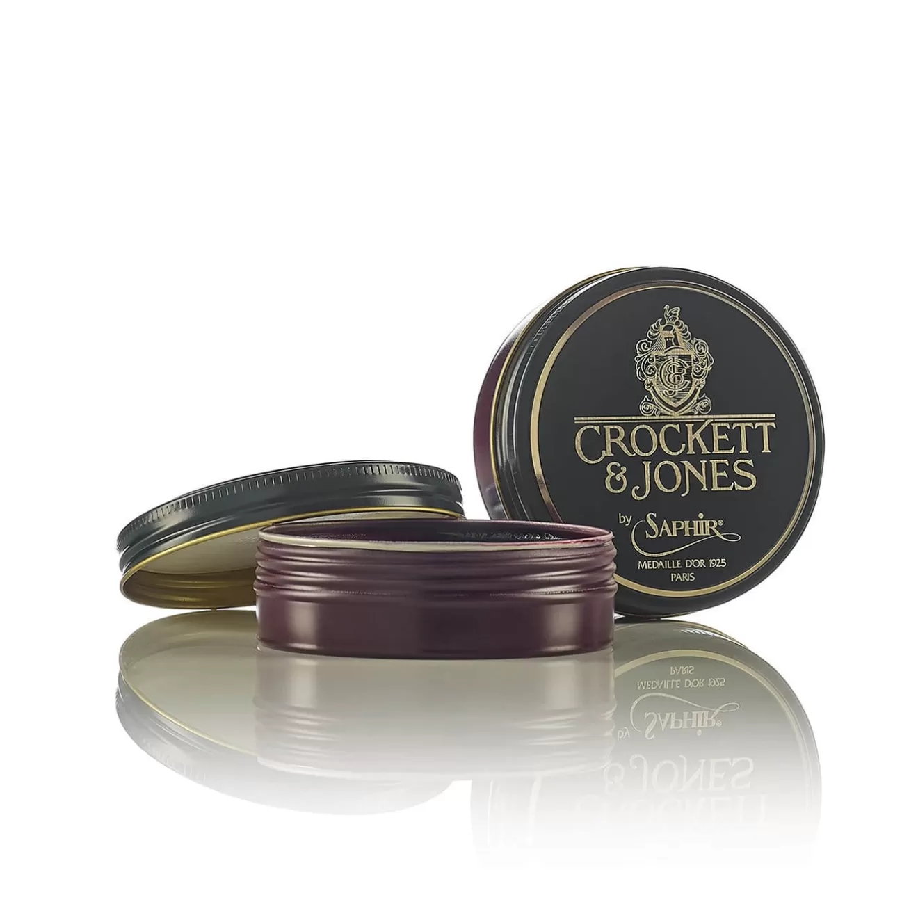 Saphir Medaille D'Or | Crockett & Jones Pâte De Luxe Shoe Polish - Burgundy(08) 50ml