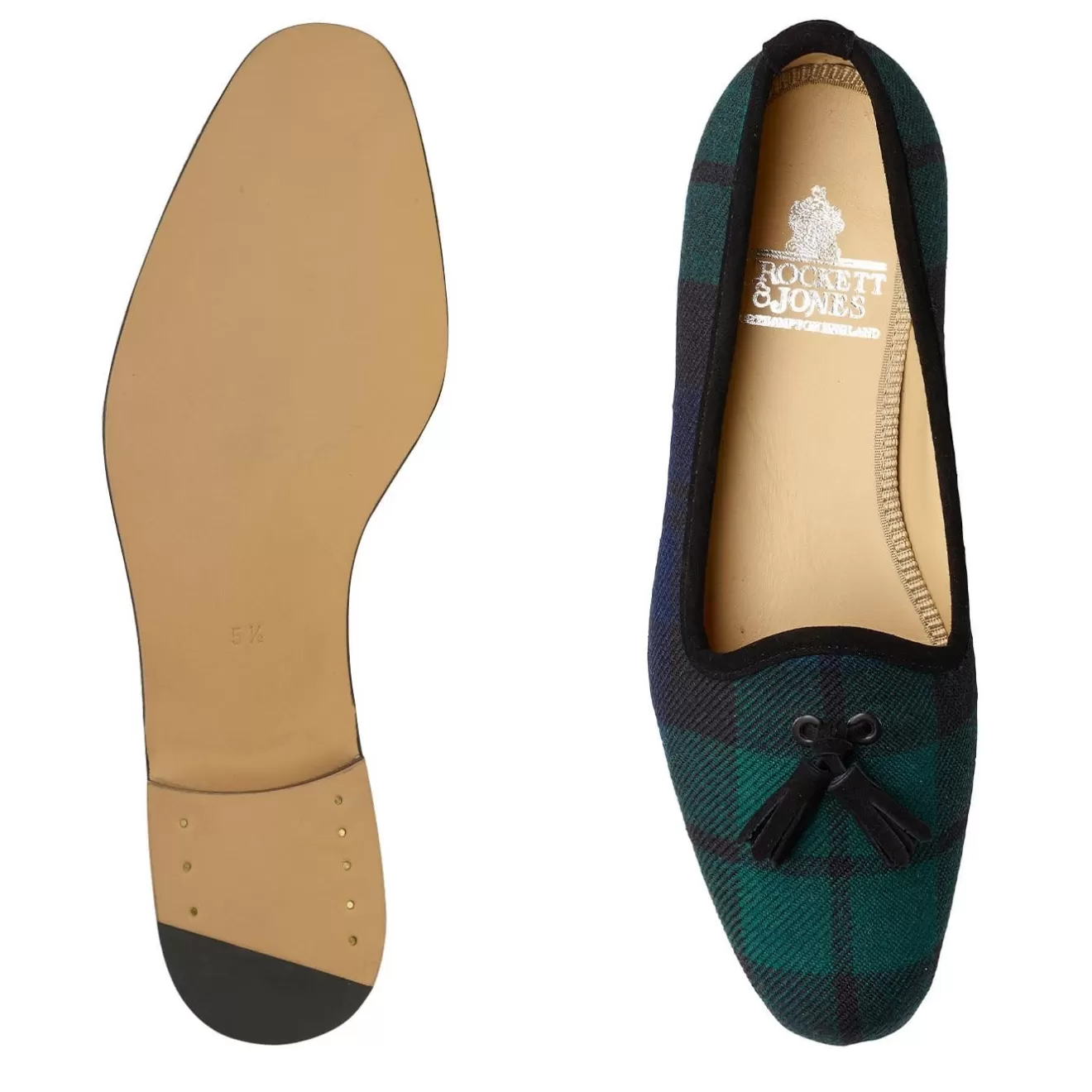 Women's Collection | Velvet Slippers | Crockett & Jones Pump