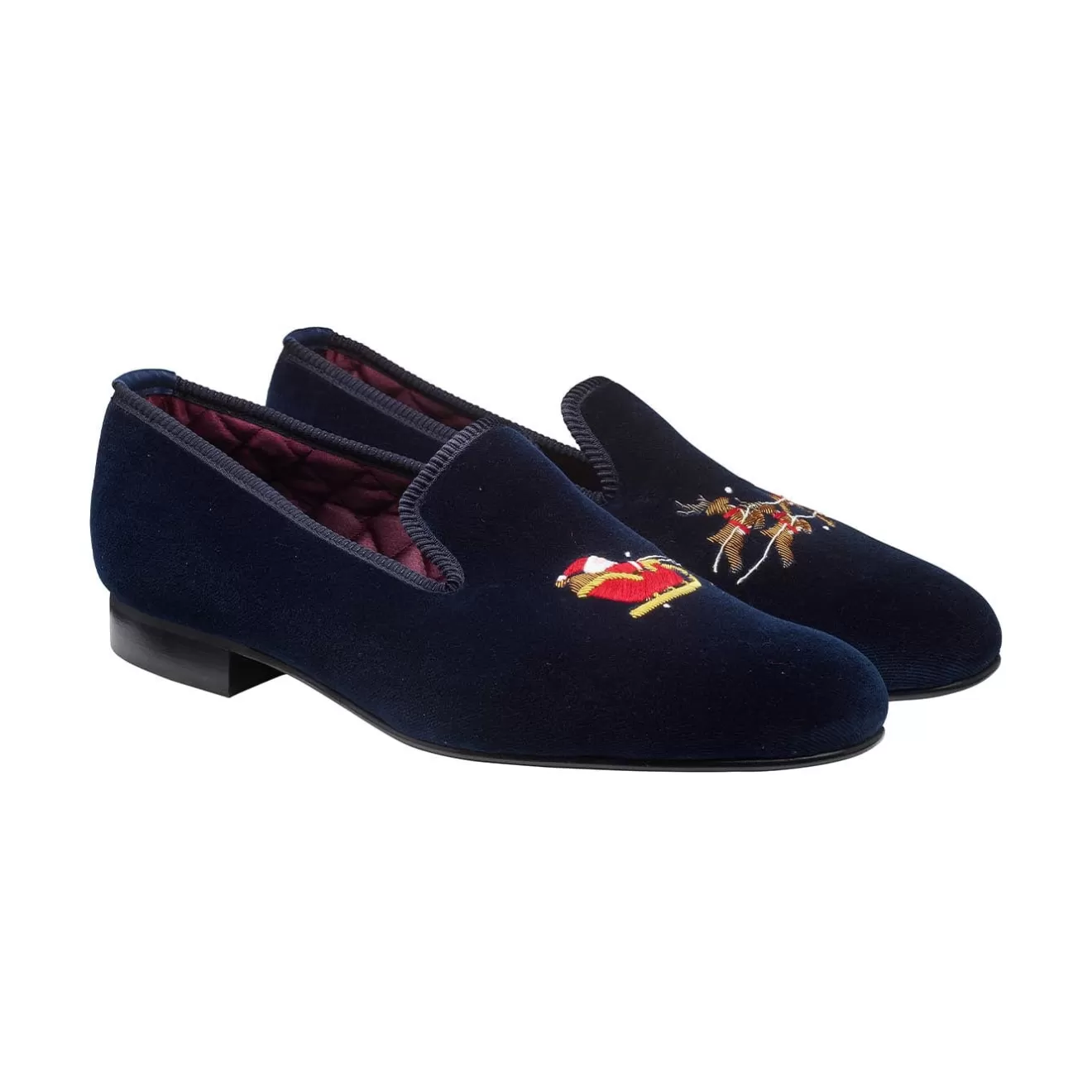 Main Collection | Velvet Slippers | Crockett & Jones Santa