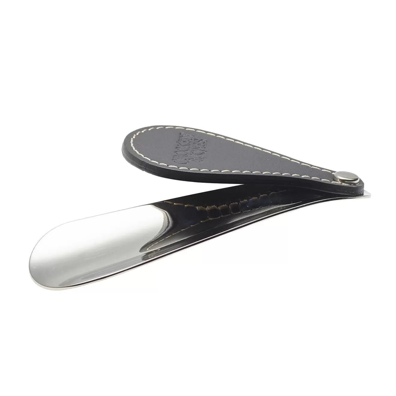 Shoe Horns | Crockett & Jones Shoe Horn - Black Leather