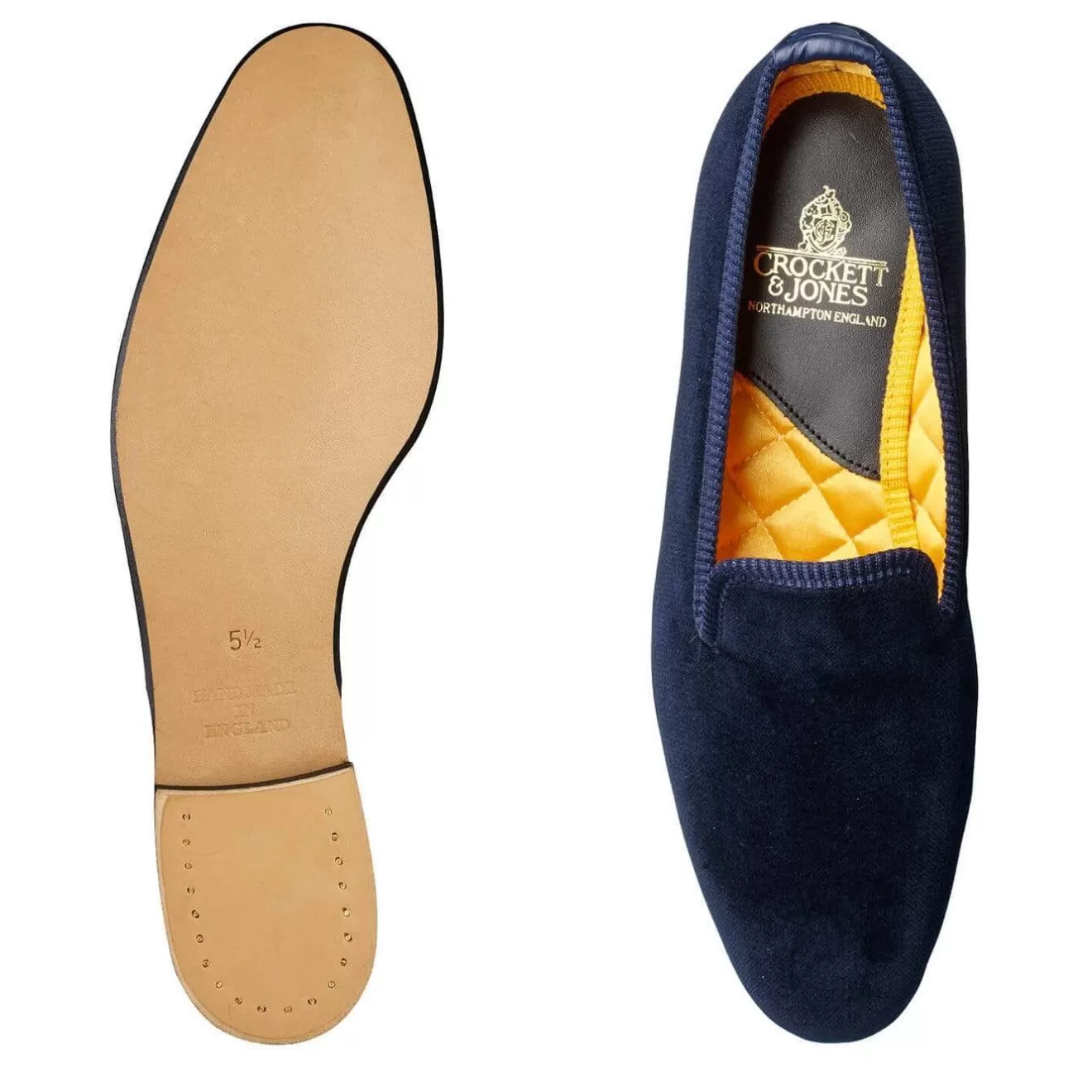 Women's Collection | Velvet Slippers | Crockett & Jones Women's Plain Albert