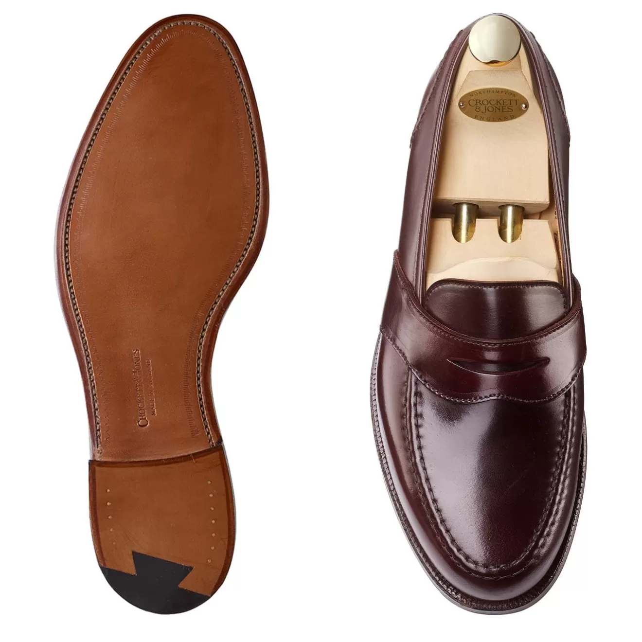 Shell Cordovan | Loafers | Crockett & Jones Yale